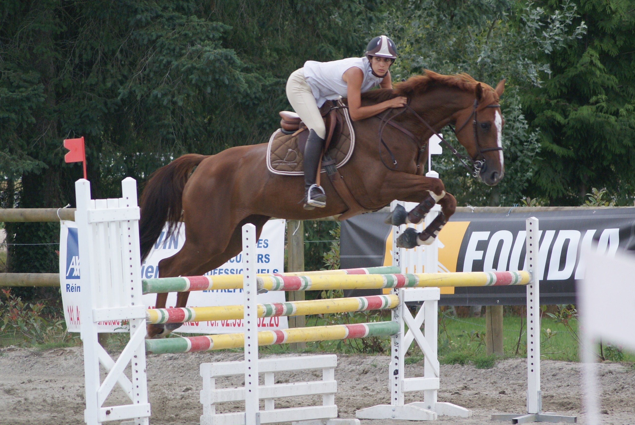 Mathilde et Opéra de la Londe, 2ème aux Championnats de Bretagne Amateur 2 - André Sport Equestre