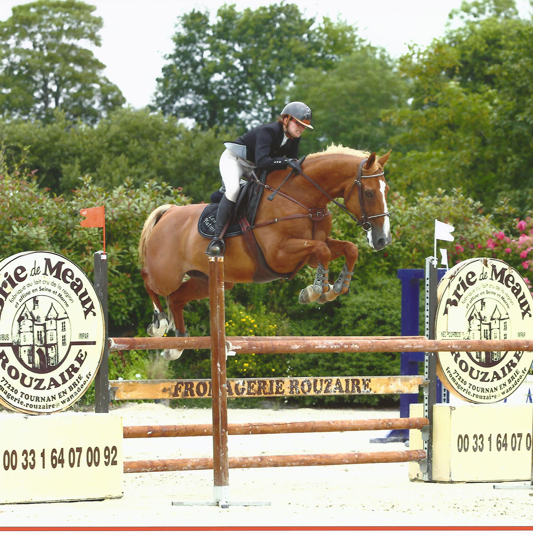 Ecurie de propriétaire près de Rennes - Emilie et Lewis Platière aux championnats de France Amateur 2013 - André Sport Equestre : pension / coaching à Tinténiac (sur l'axe Rennes - St Malo)